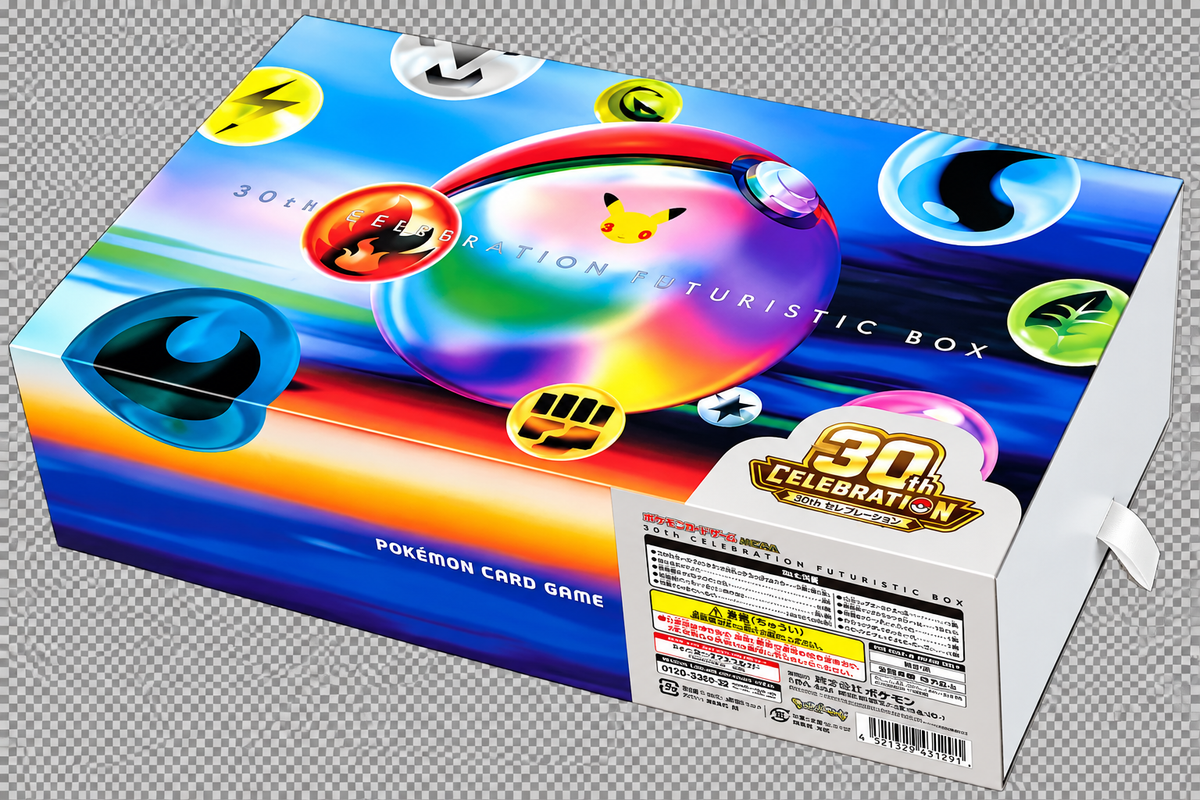 PRE-SALE Pokemon Japansk 30th Celebration Futuristic Box